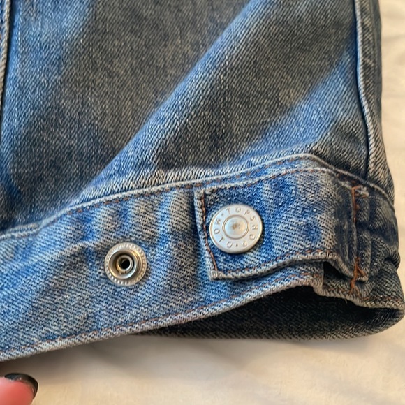 Topshop MOTO Denim Jacket size 2 - Picture 4 of 8